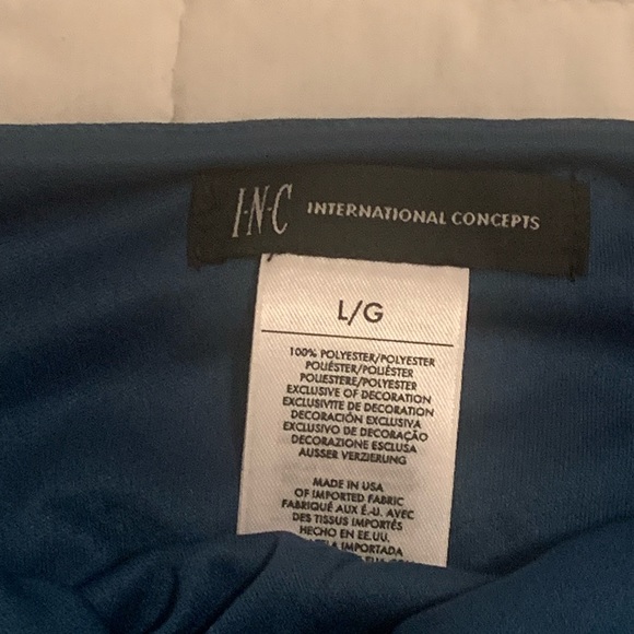 Evening elegant Paisley with lace and turquoise sequins size L - Picture 3 of 3